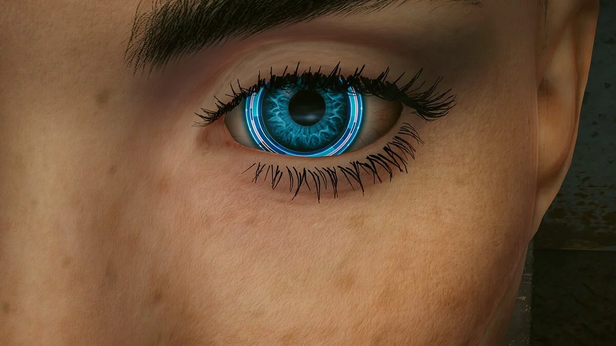 Cyberpunk 2077 — Цветные глазные белки