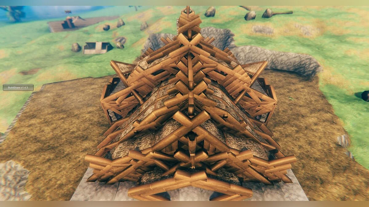 Valheim — Улучшенная хижина