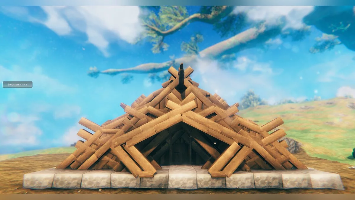 Valheim — Улучшенная хижина