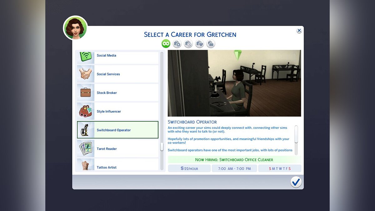 The Sims 4 — Карьера телефониста
