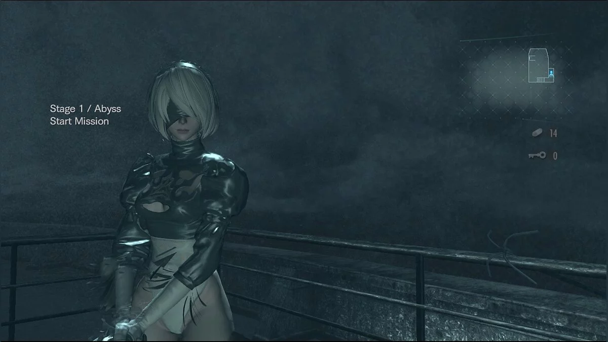 Resident Evil: Revelations — 2B из игры Nier: Automata