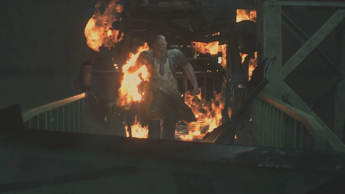 Resident Evil 2 — Кожаное лицо из игры Mortal Kombat X