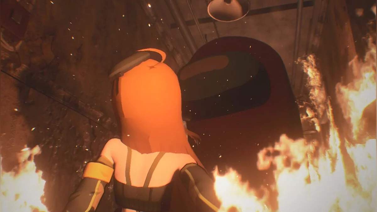 Resident Evil 3 — Астронавт из игры Among Us