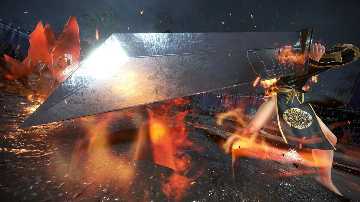 Nioh 2: Complete Edition — Большой меч из игры Final Fantasy 7