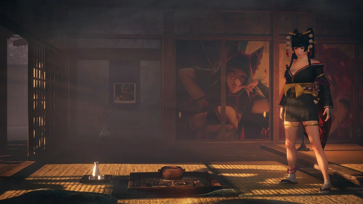 Nioh 2: Complete Edition — Женская мини-юбка тенгу без вуали