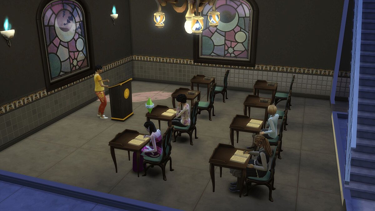 The Sims 4 — Свойство участка — класс для уроков чародейства