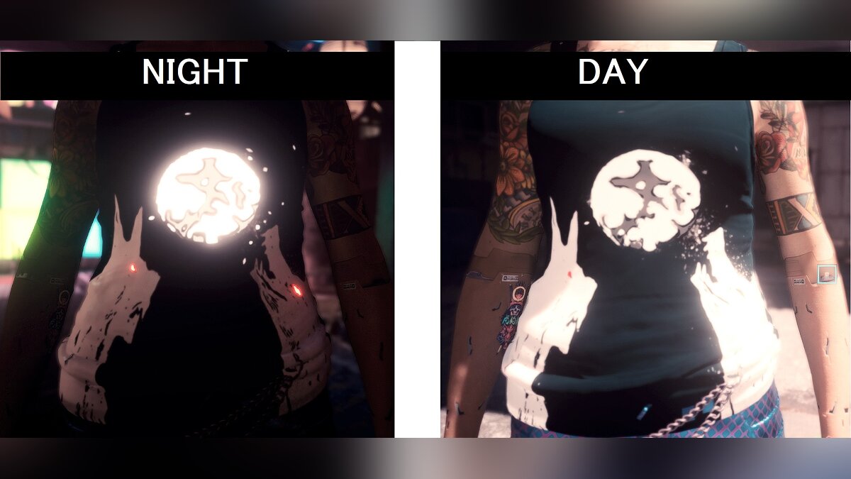 Cyberpunk 2077 — Женская футболка Moonlight