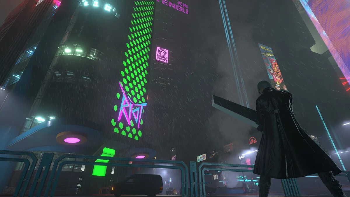 Cyberpunk 2077 — Меч из игры Final Fantasy 7