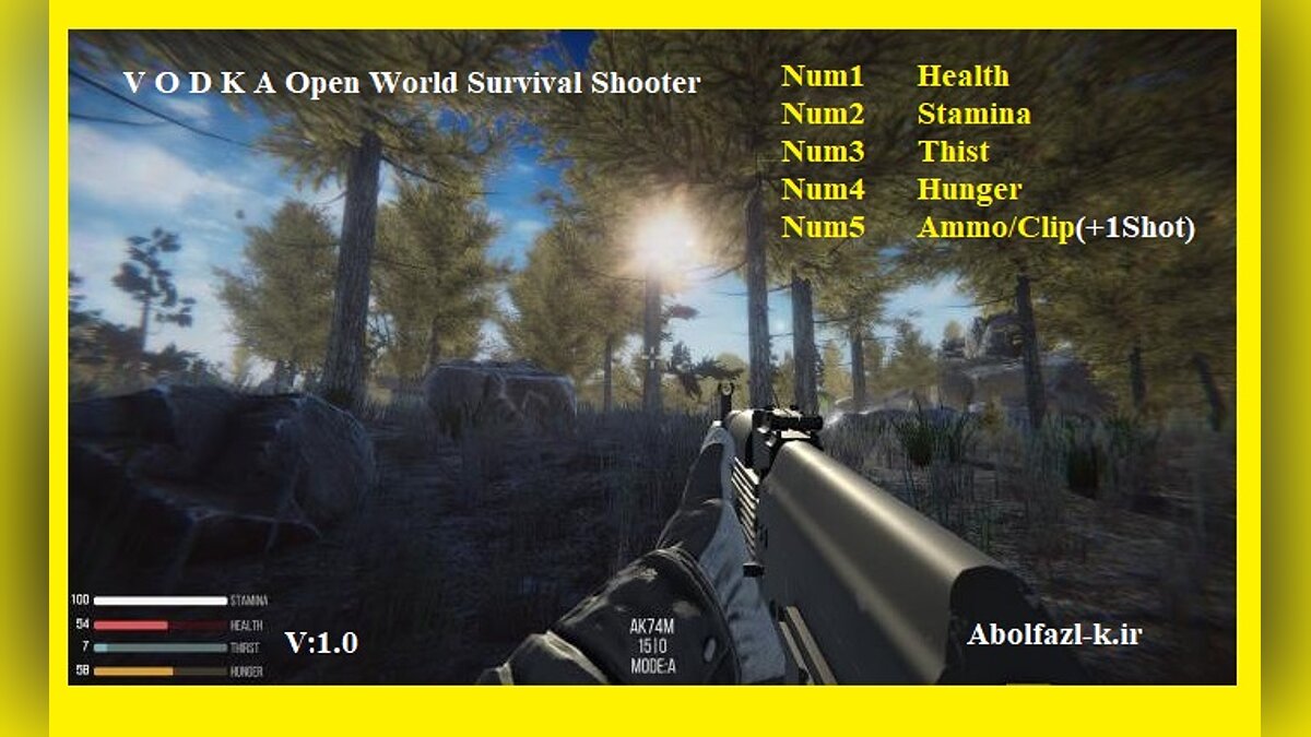 Читы для V.O.D.K.A. Open World Survival Shooter