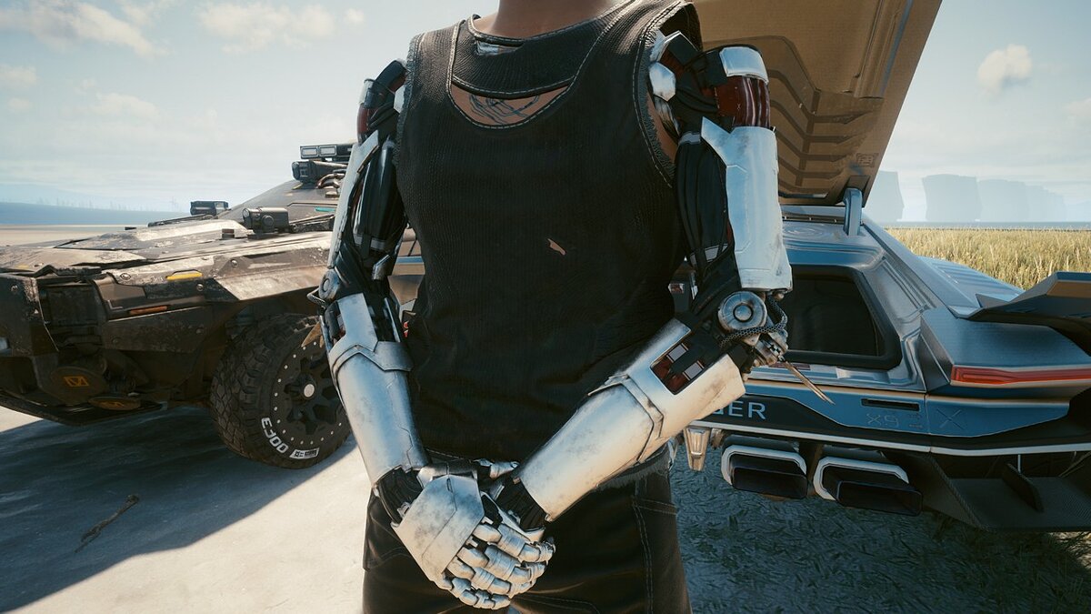 Cyberpunk 2077 — Серебряные био-руки