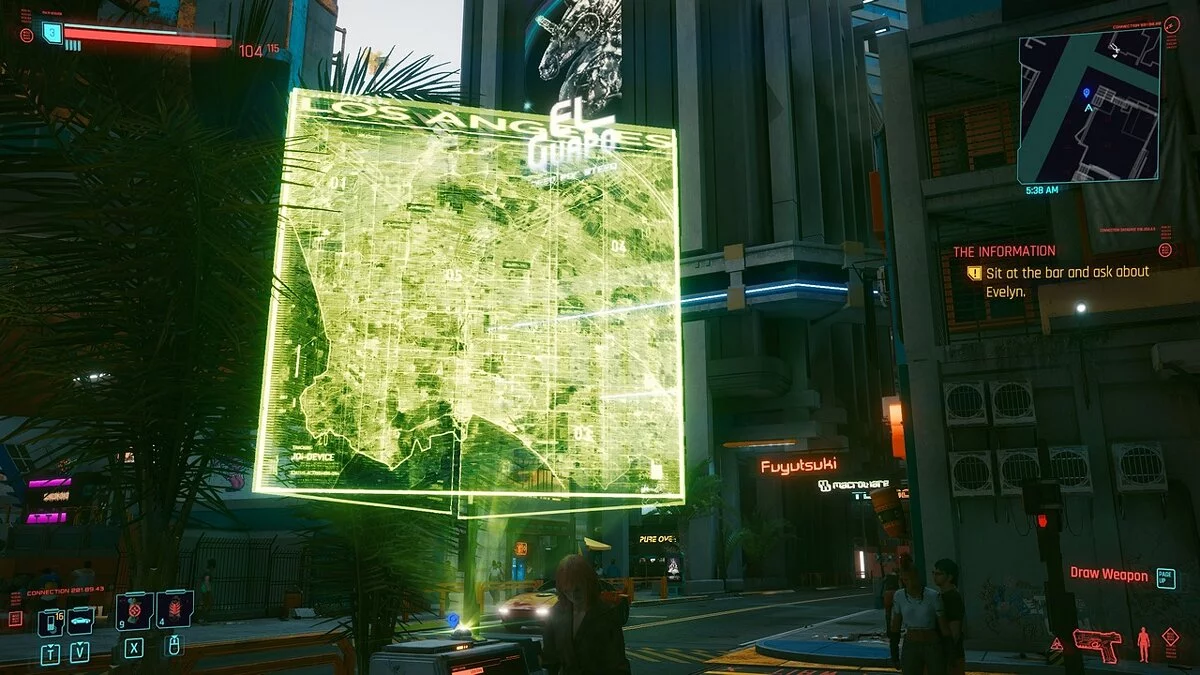 Cyberpunk 2077 — Голограмма Лос-Анджелеса