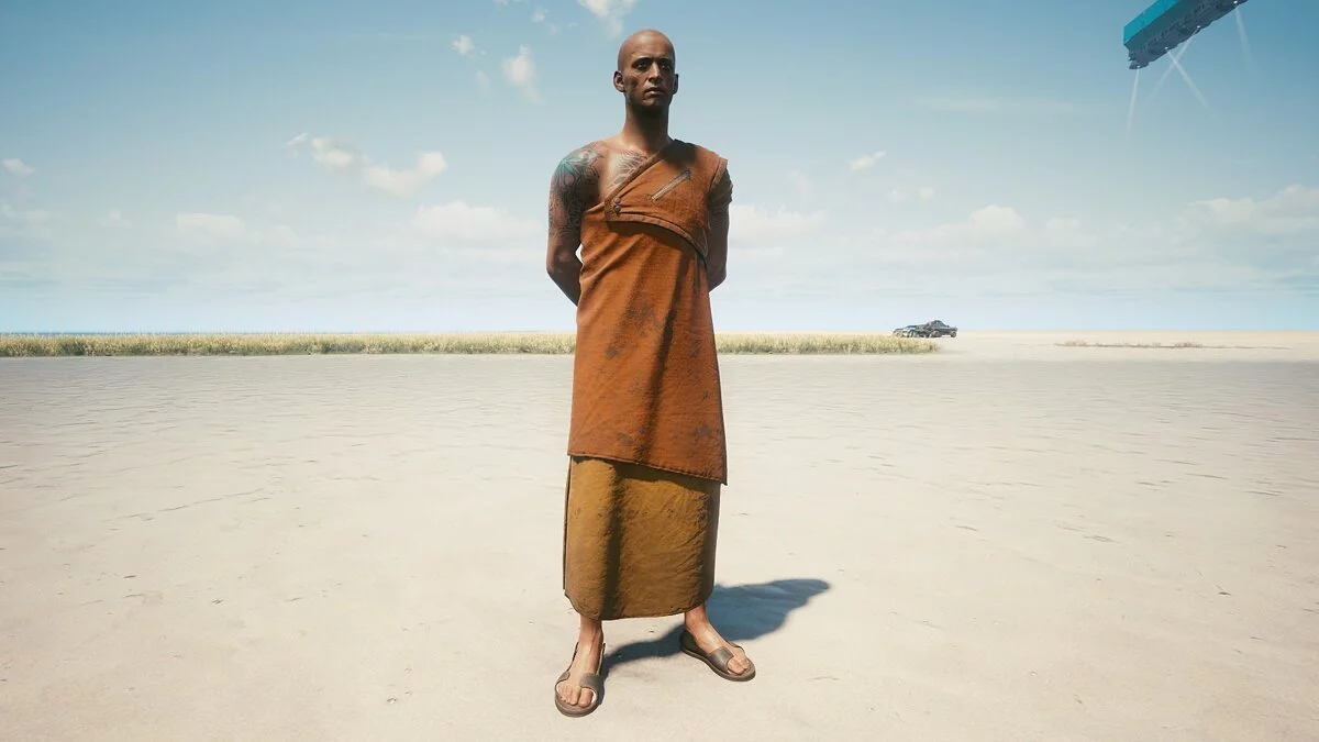 Cyberpunk 2077 — Одежда буддистского монаха