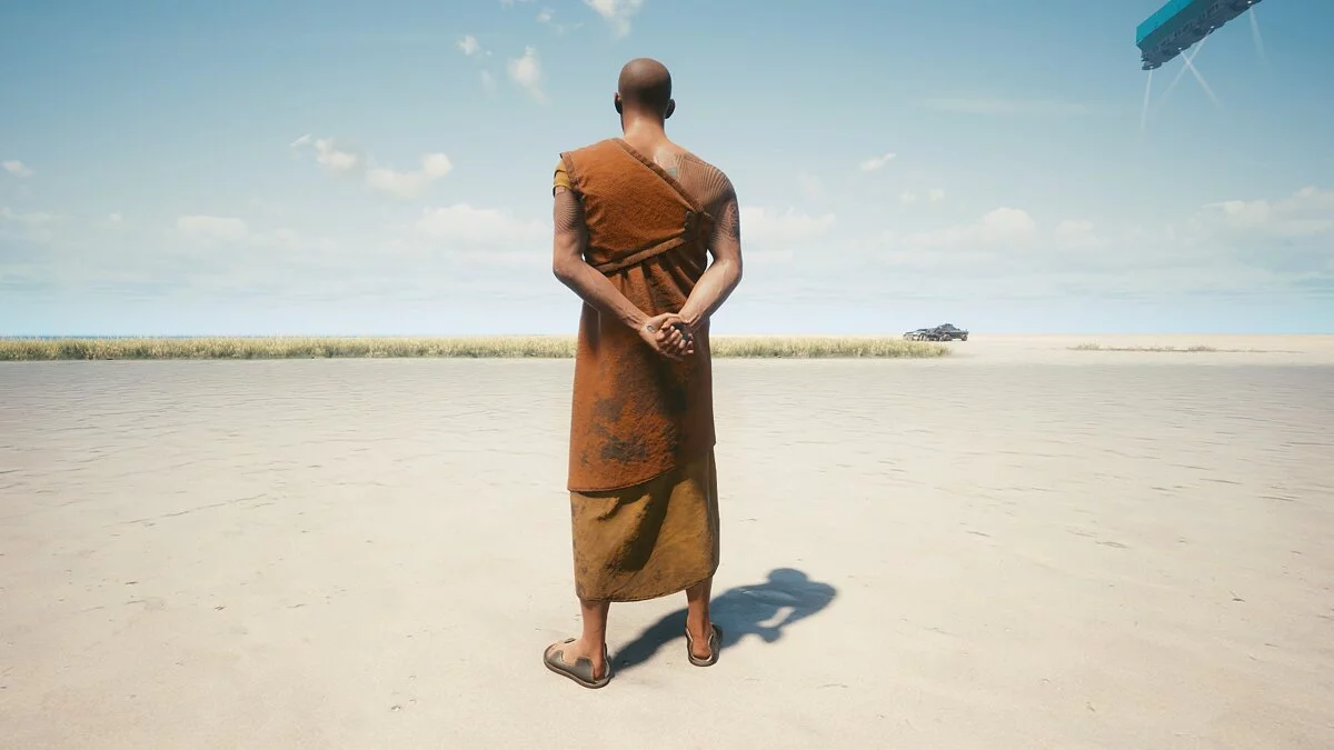 Cyberpunk 2077 — Одежда буддистского монаха