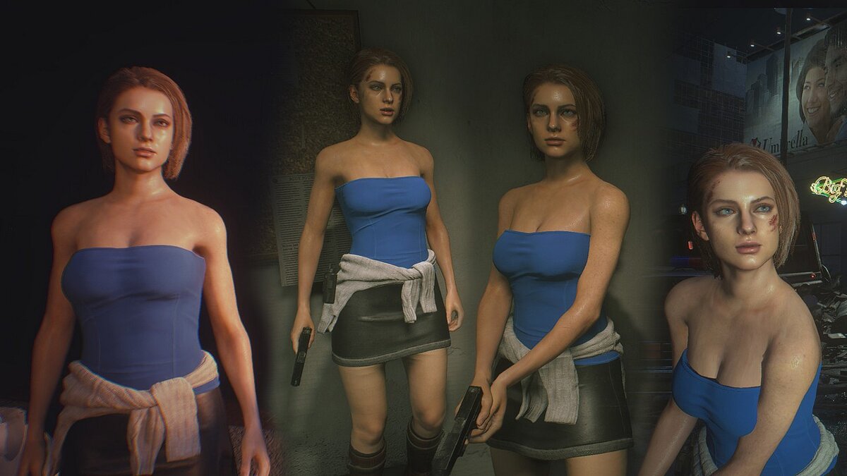 Resident Evil 3 — Новое лицо и классический костюм Джилл