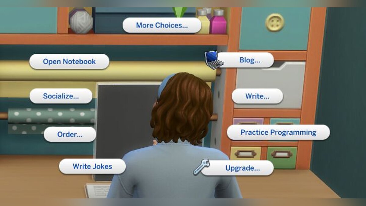 The Sims 4 — Блоггинг — карьера и жизненная цель