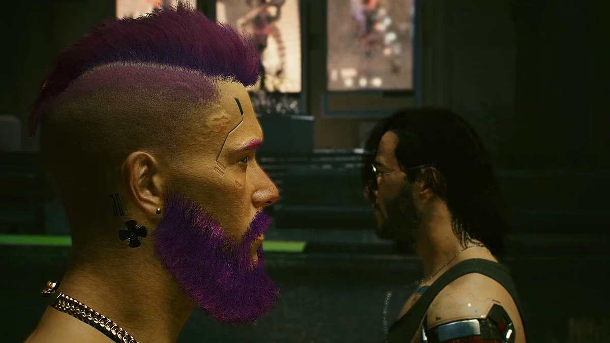Cyberpunk 2077 — Шрам от пули на голове