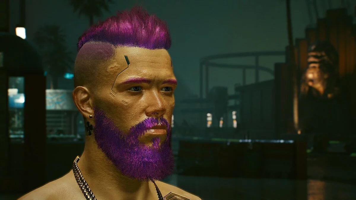 Cyberpunk 2077 — Шрам от пули на голове
