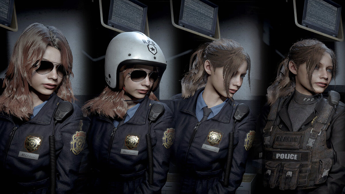 Resident Evil 2 — Клэр - полицейская-мотоциклист