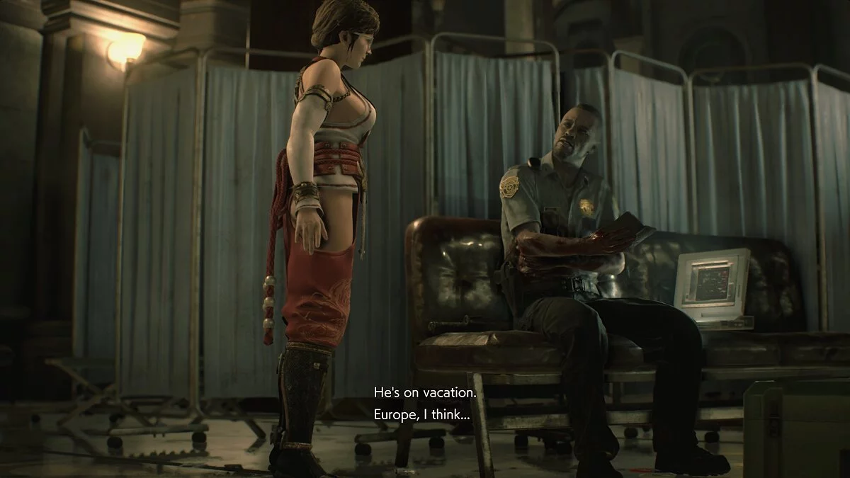 Resident Evil 2 — Валери Хармон в одежде Момиджи