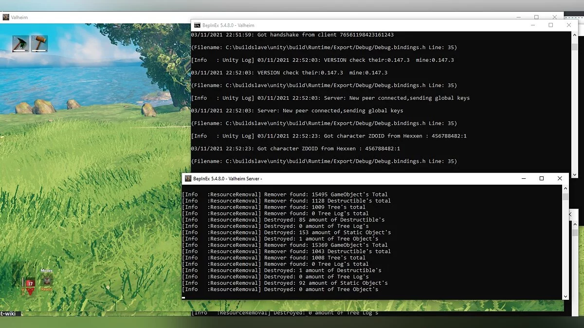 Valheim — Удаление ресурсов