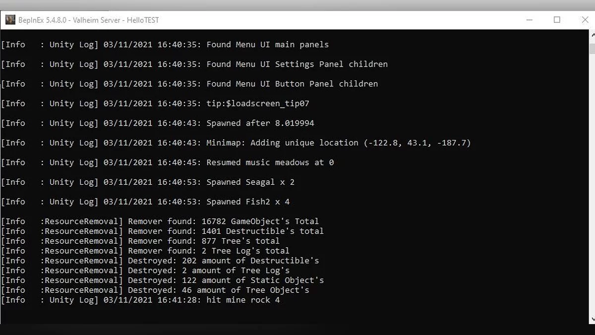 Valheim — Удаление ресурсов