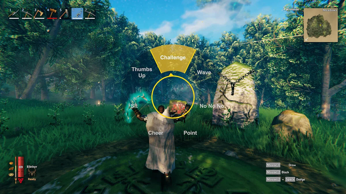 Valheim — Колесо эмоций