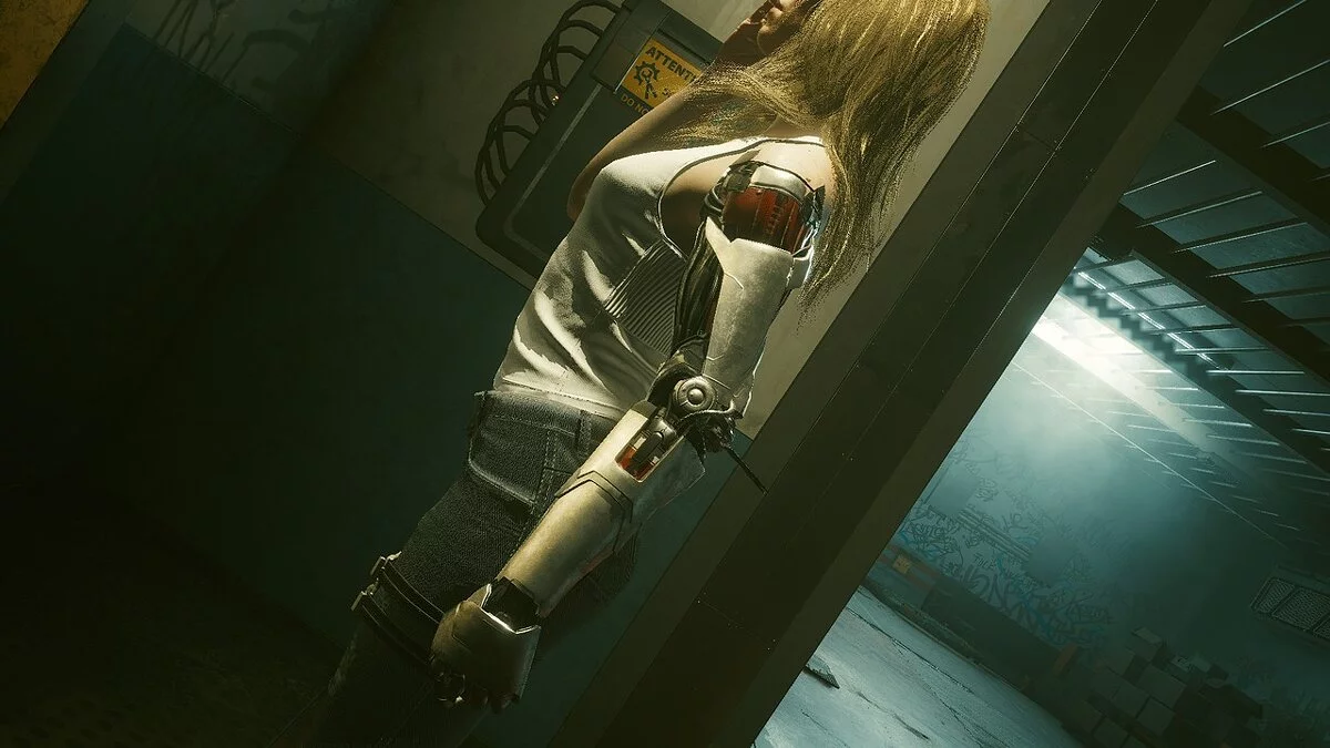 Cyberpunk 2077 — Женщина Ви с рукой Джонни