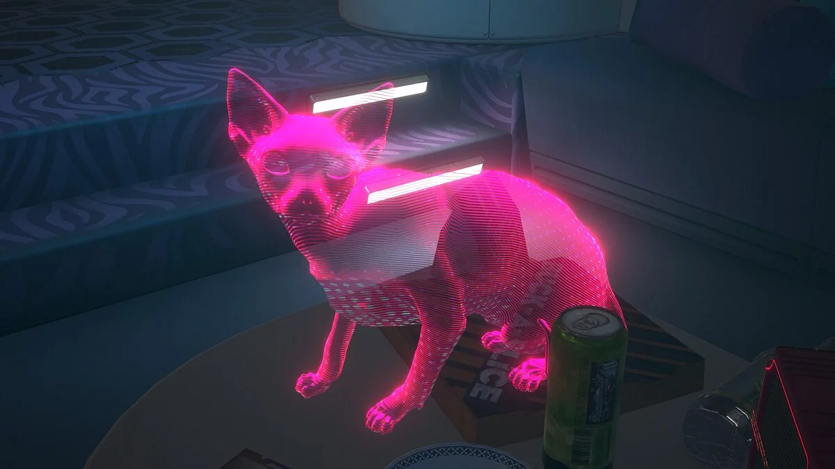 Cyberpunk 2077 — Голограмма кота