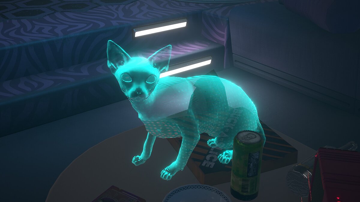 Cyberpunk 2077 — Голограмма кота