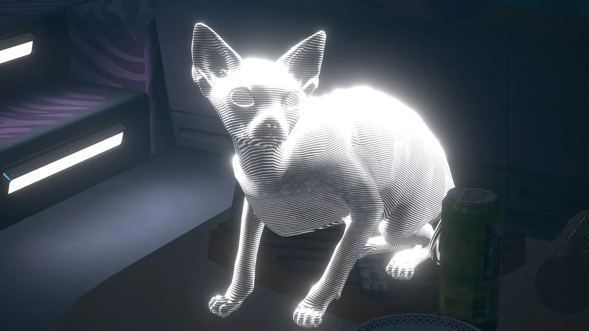 Cyberpunk 2077 — Голограмма кота