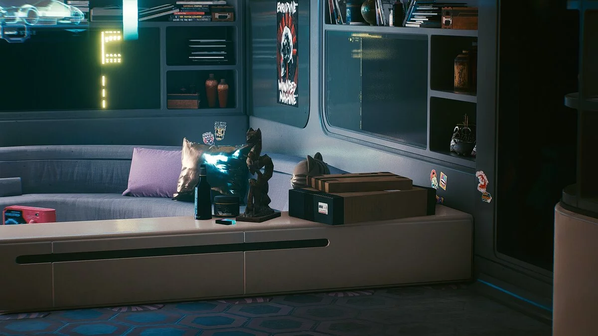 Cyberpunk 2077 — Плюшевый гигантский кот