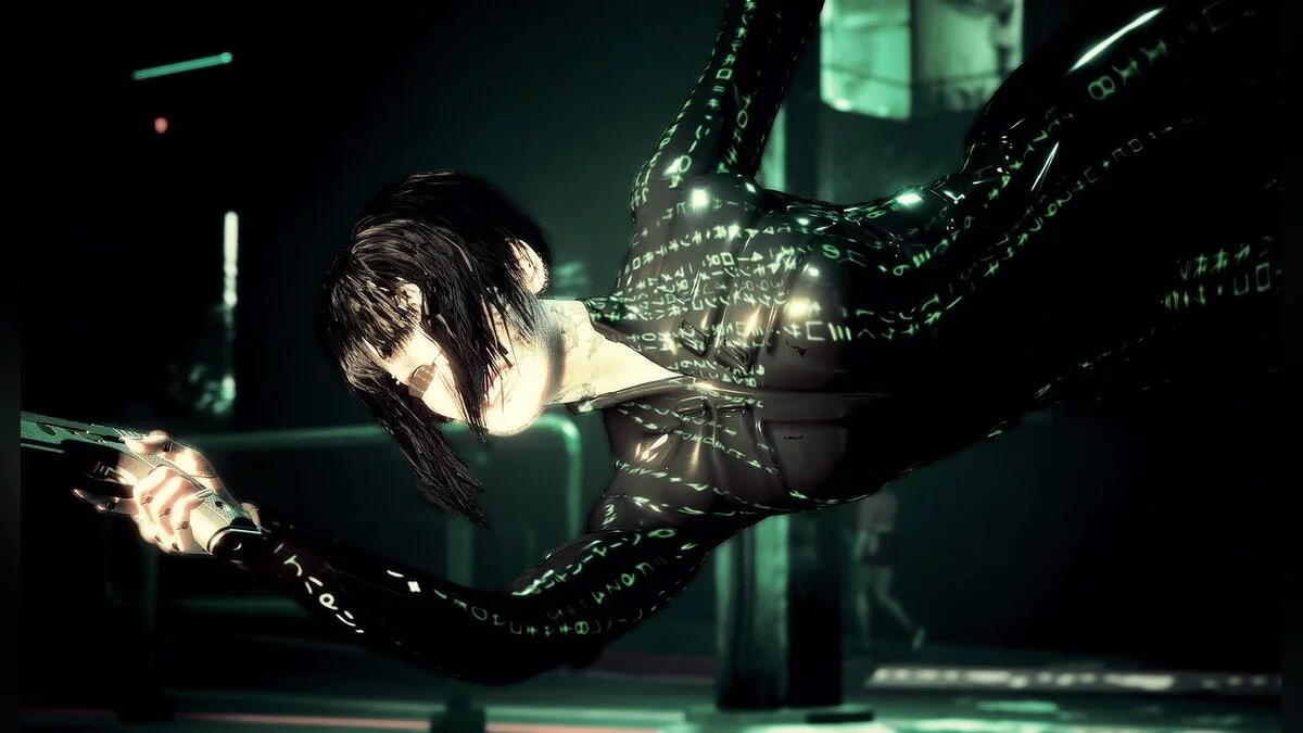 Cyberpunk 2077 — Анимированный матричный код