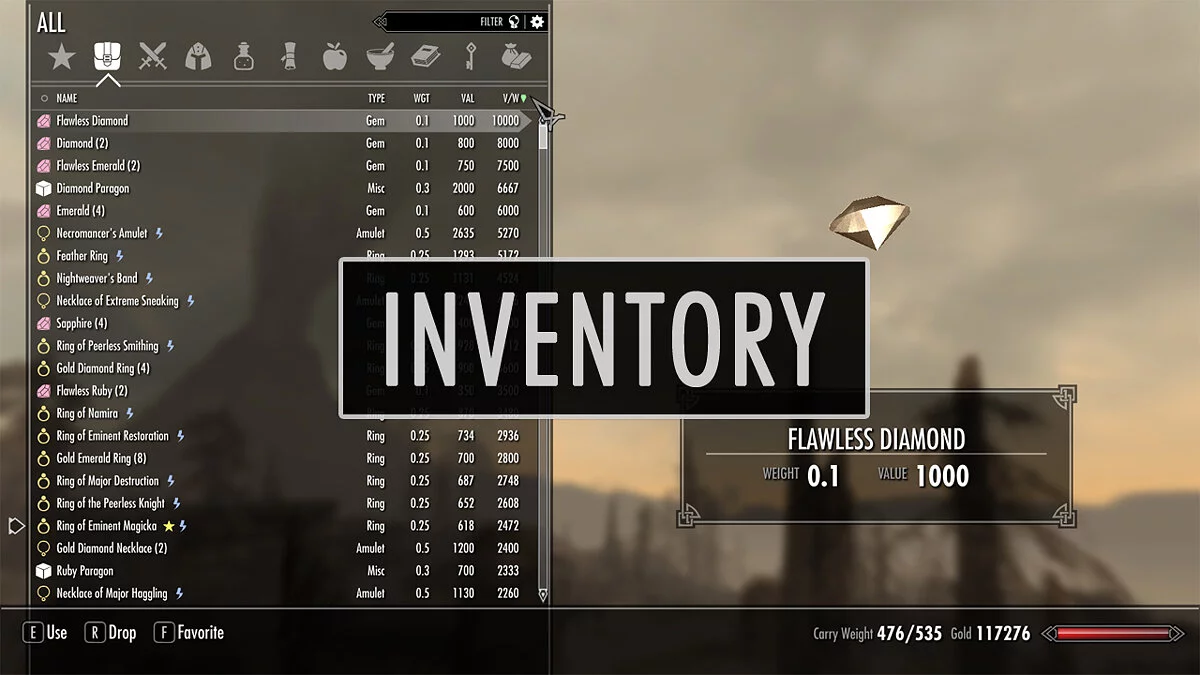 The Elder Scrolls 5: Skyrim Legendary Edition — SkyUI LE