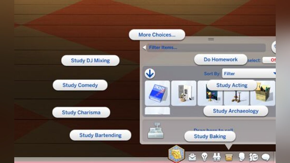 The Sims 4 — Получение навыков от домашней работы для подростков и детей (07.03.2021)