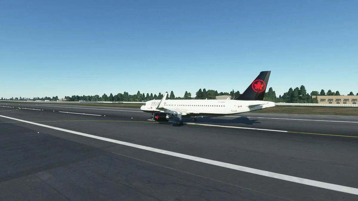 Microsoft Flight Simulator — Раскраска для A320-Neo Air Canada