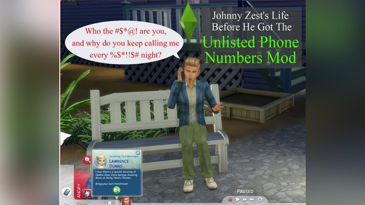 The Sims 4 — Выключение звонков от незнакомцев (16.03.2021)