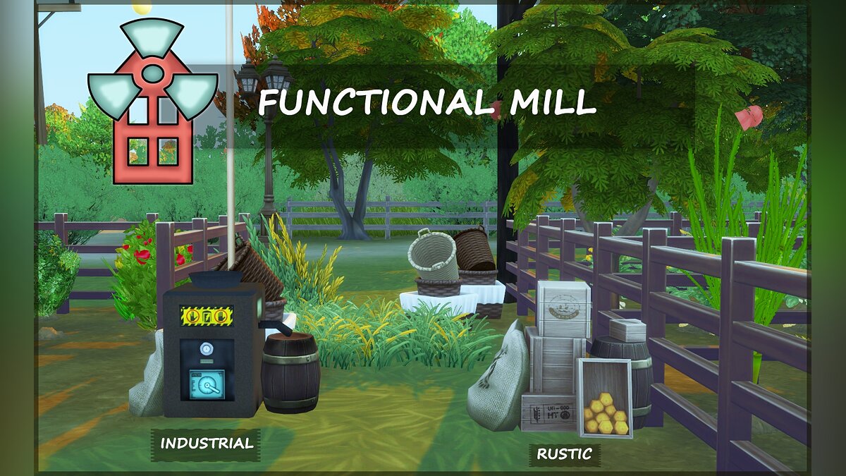The Sims 4 — Функциональная мельница 0.5