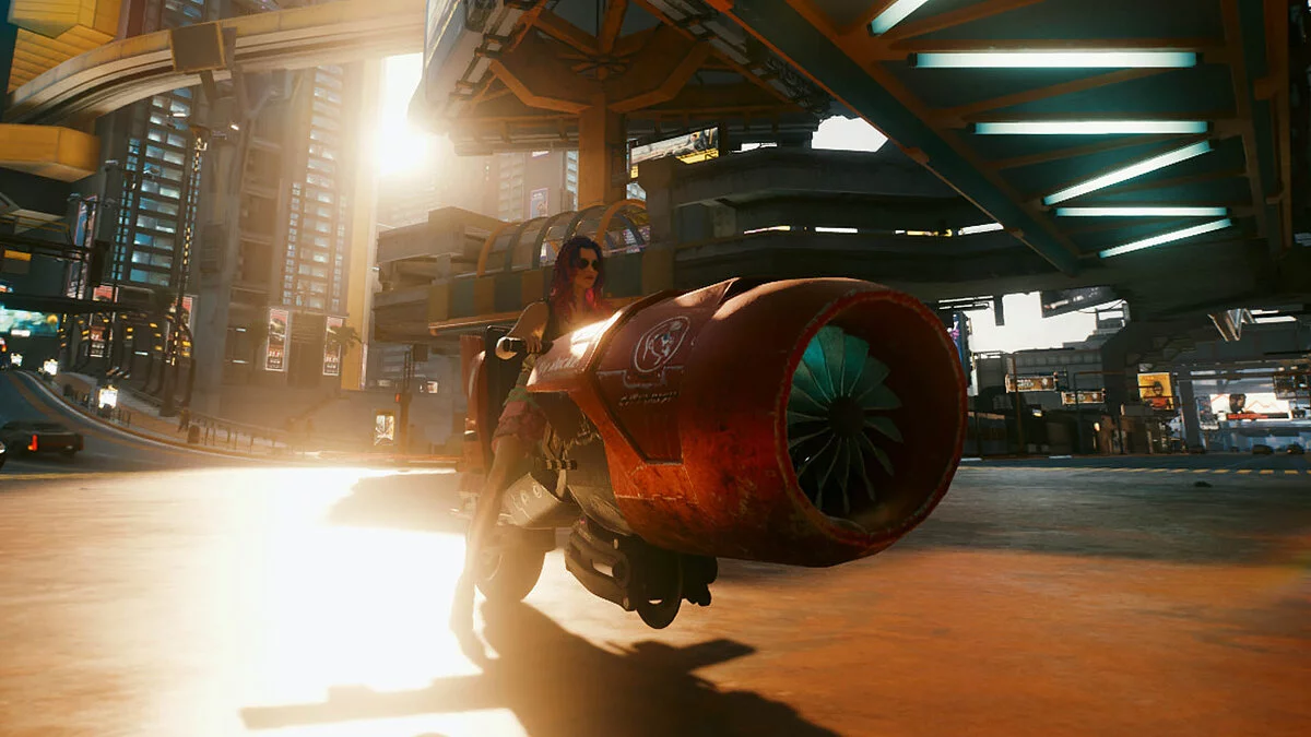 Cyberpunk 2077 — Мотоцикл Carbine Rocket 3000