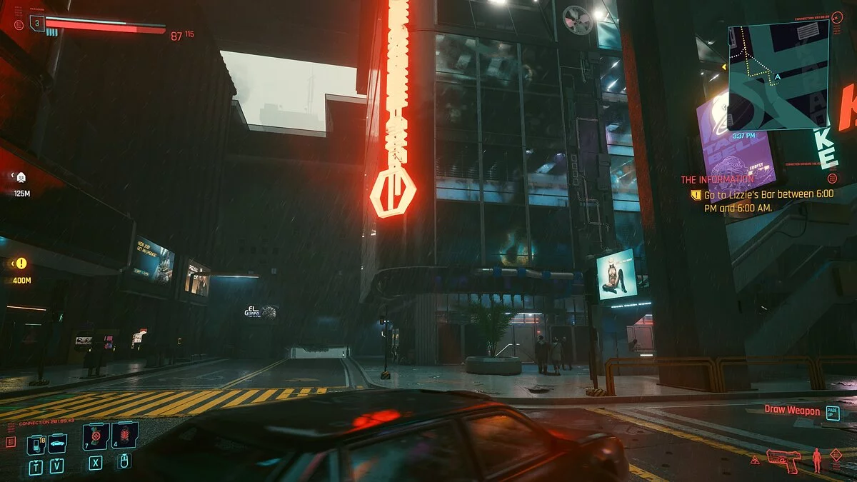 Cyberpunk 2077 — Реалистичный дождь