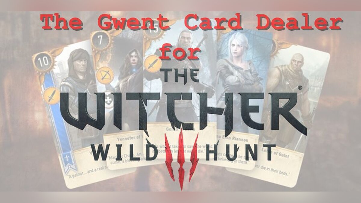 The Witcher 3: Wild Hunt — Торговец картами для Гвинта