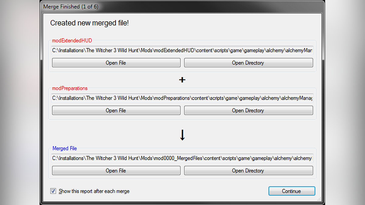 The Witcher 3: Wild Hunt - Complete Edition — Script Merger - разрешение  конфликтов между модами / Редакторы и программы / Читы