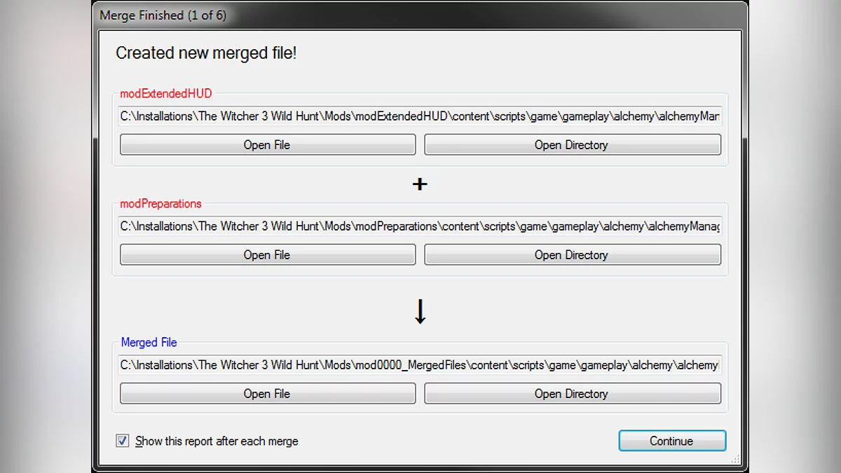 The Witcher 3: Wild Hunt - Complete Edition — Script Merger - разрешение конфликтов между модами