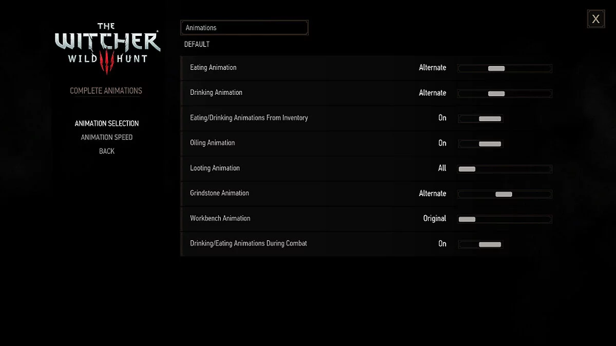 The Witcher 3: Wild Hunt - Complete Edition — Новые анимации с полным контролем