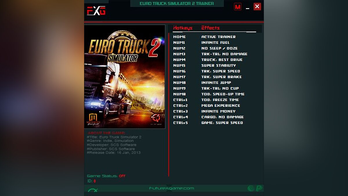 Euro Truck Simulator 2 — Трейнер (+15) [1.16.x - v1.40.x.x]