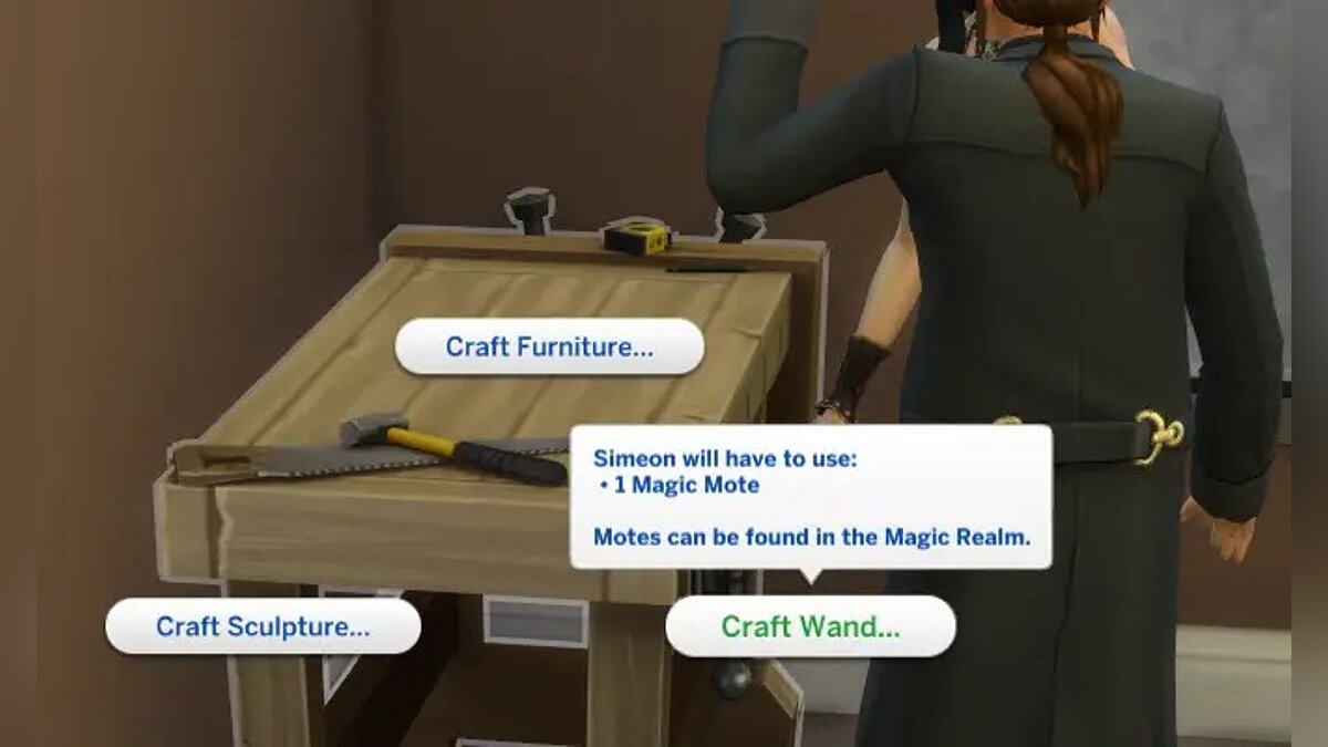 The Sims 4 — Волшебные палочки и метлы своими руками