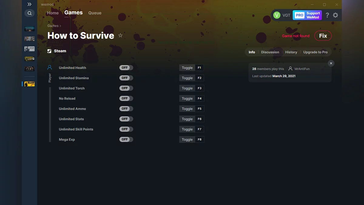 How to Survive: Storm Warning Edition — Трейнер (+8) от 29.03.2021 [WeMod]