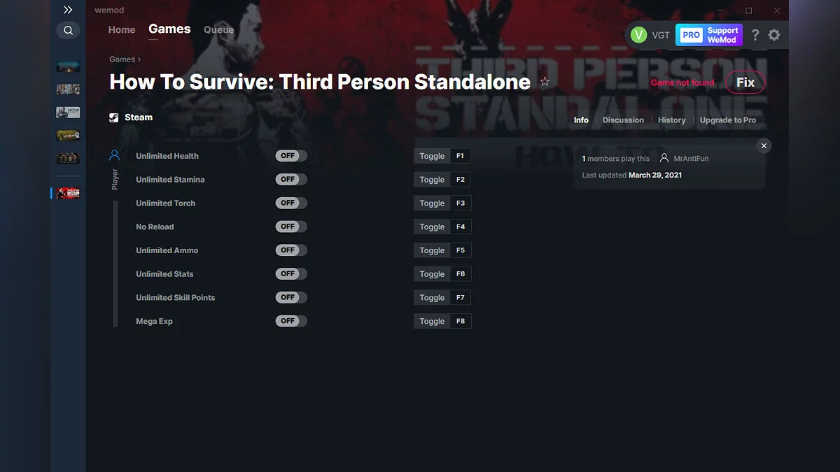 Трейнер (+8) от 29.03.2021 [WeMod]
