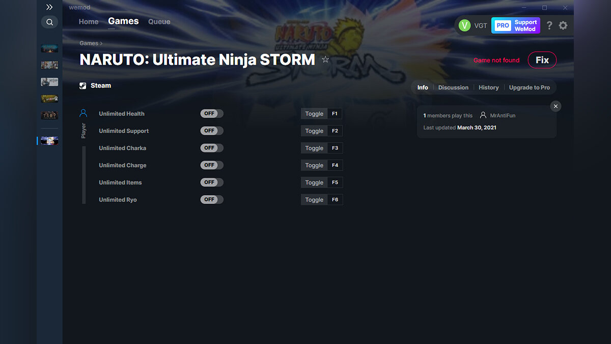 Читы для Naruto: Ultimate Ninja Storm (Naruto: Narutimate Storm)