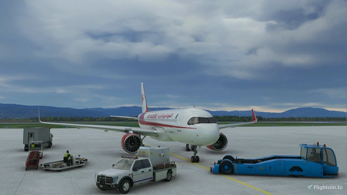 Microsoft Flight Simulator — Раскраска Air Algérie для самолета А320