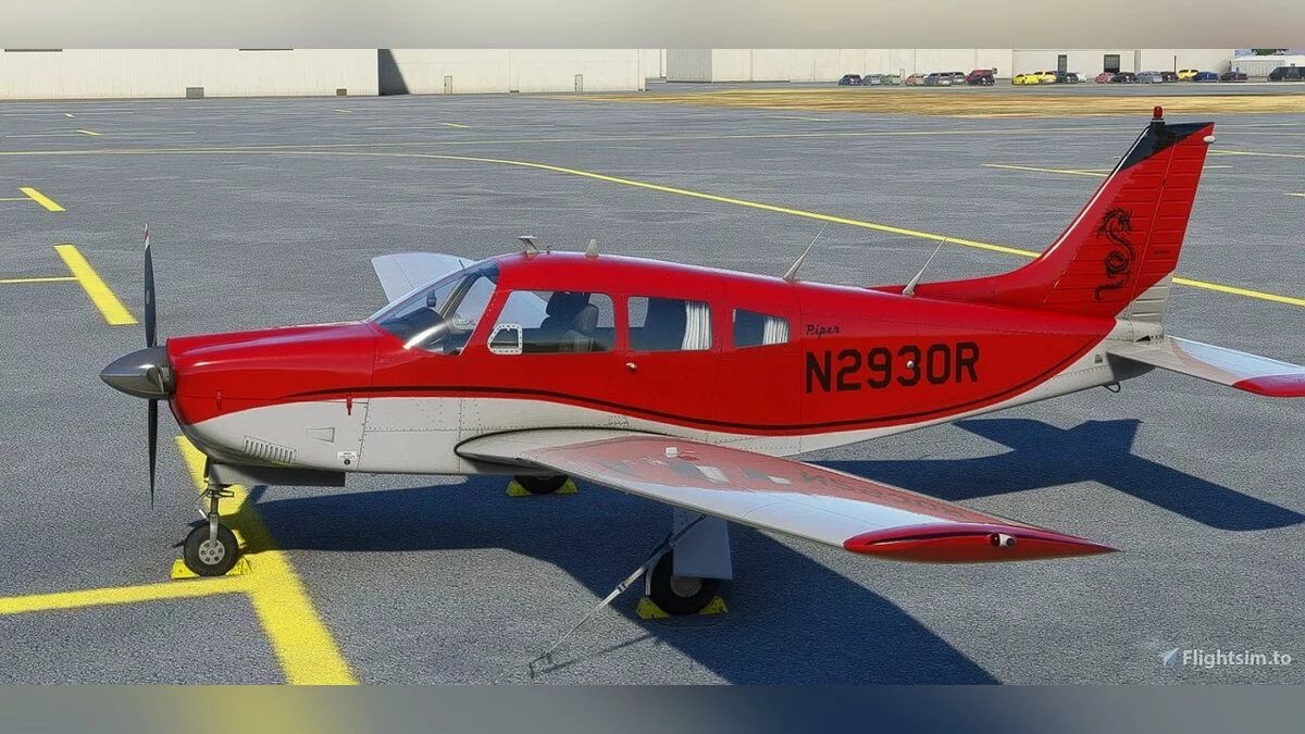 Microsoft Flight Simulator — Раскраска Piper Arrow 1969